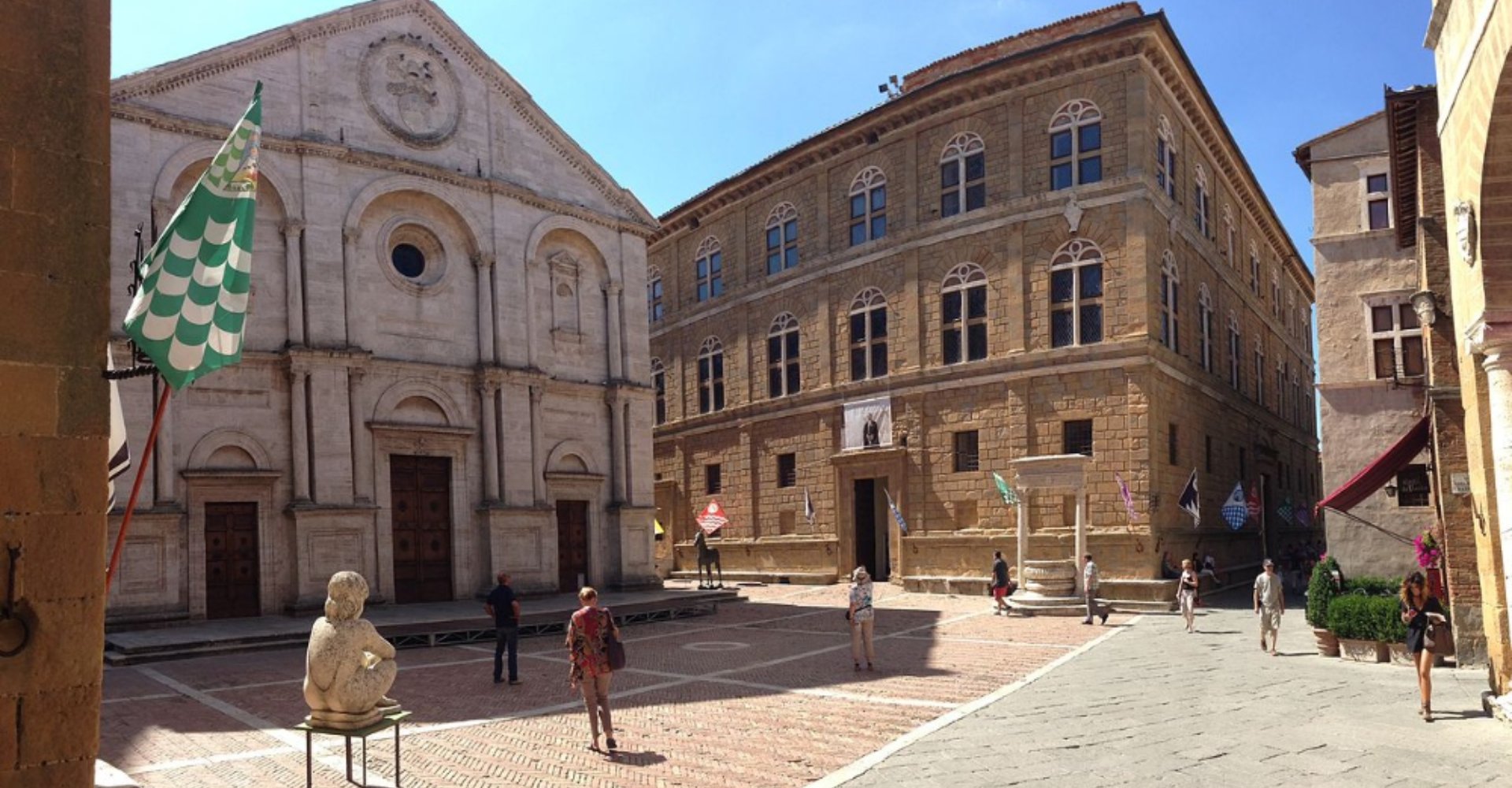 Piazza Pio II en Pienza