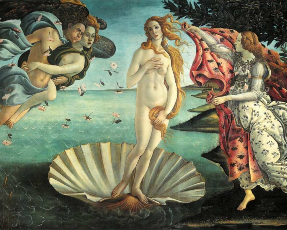 Nascita di Venere, Sandro Botticelli