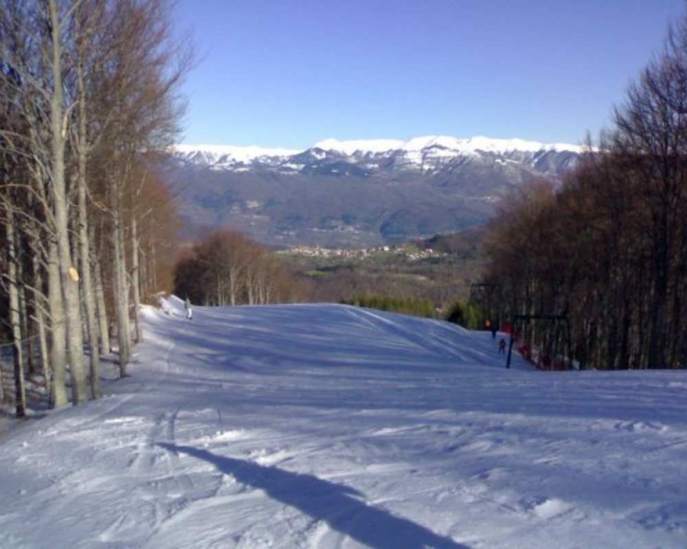 Ski slopes in Careggine