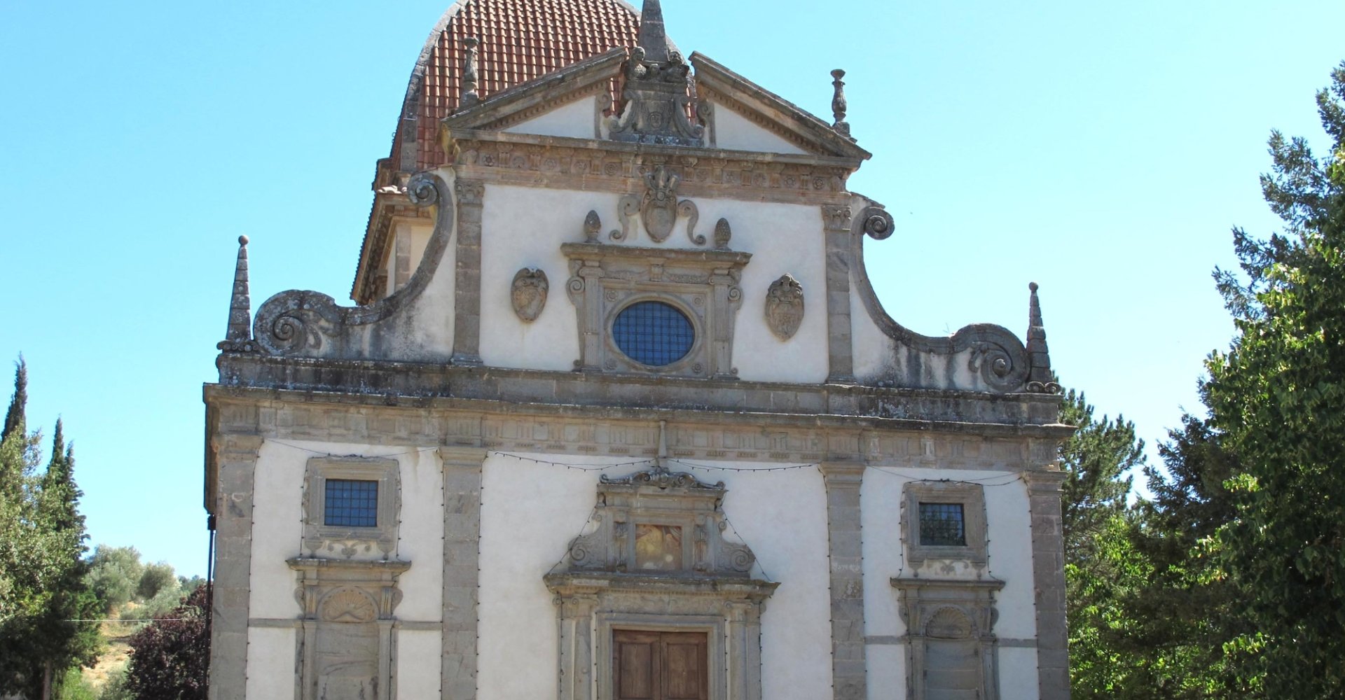 Das Sanktuarium der Madonna della Carità in Seggiano