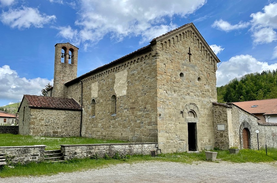 Abbey of Saint Mary in Montepiano, outside