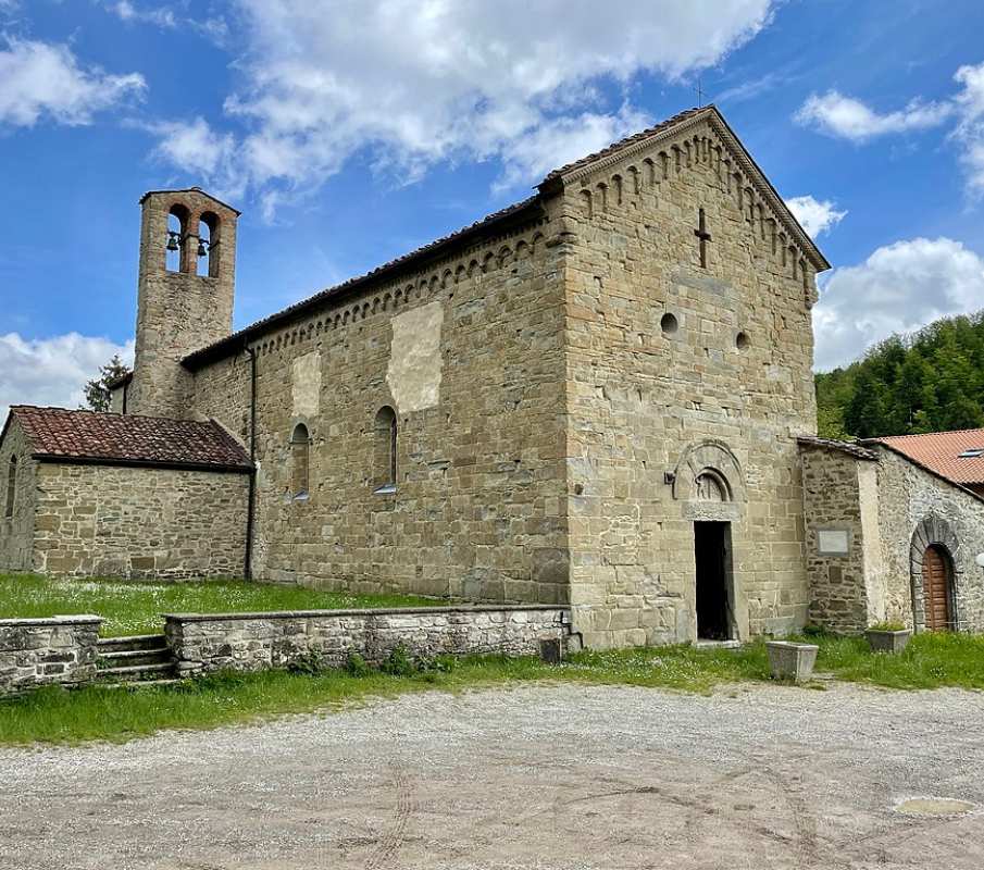 Abbey of Saint Mary in Montepiano, outside