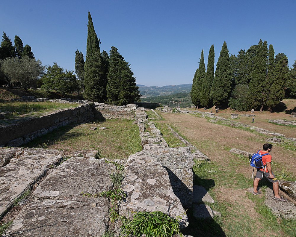 Área arqueológica en Fiesole