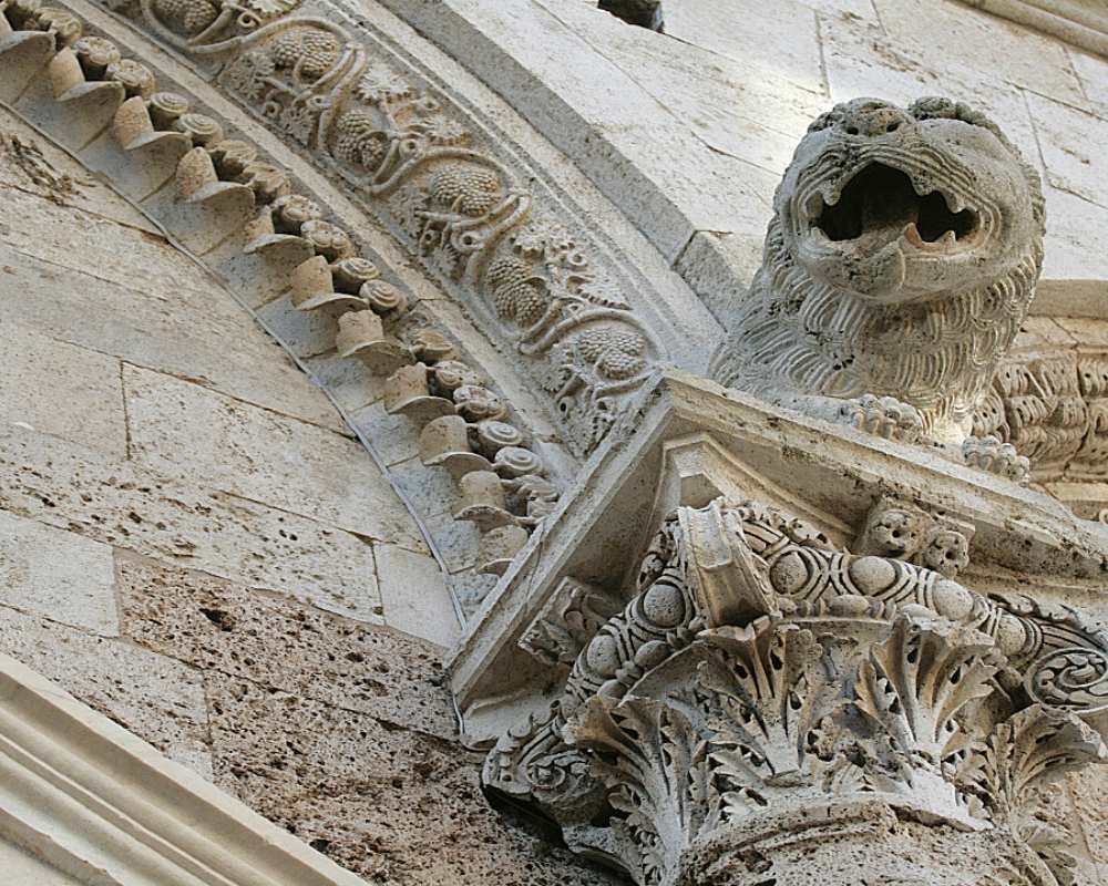Detalle de la Catedral de San Cerbone en Massa Marittima