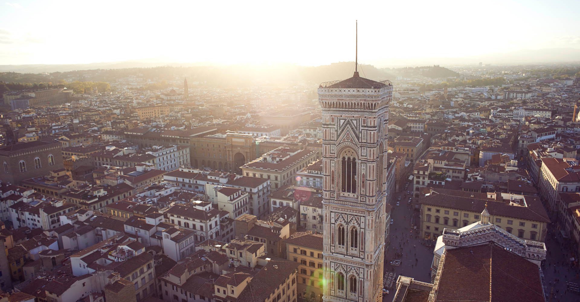 Scorcio di Firenze dall'alto della Cupola del Brunelleschi