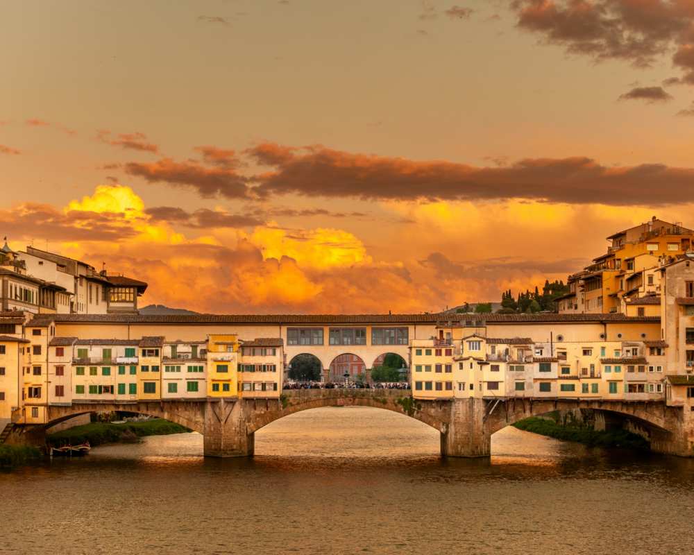 Ponte Vecchio al atardecer