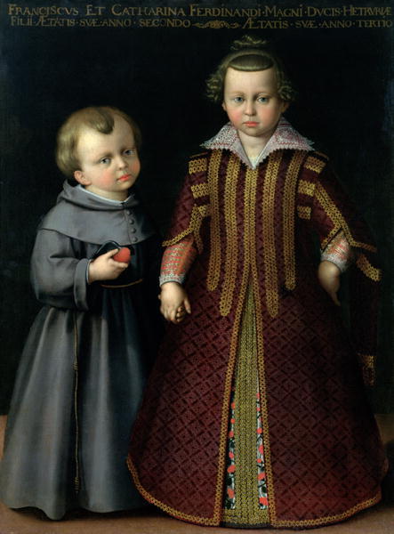 Francesco and Caterina Medici, by Cristofano Allori, Palazzo Pitti