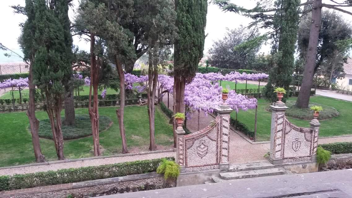 Il giardino della Villa Medicea