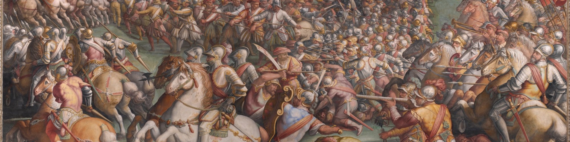 Giorgio Vasari, die Schlacht von Marciano im Val di Chiana
