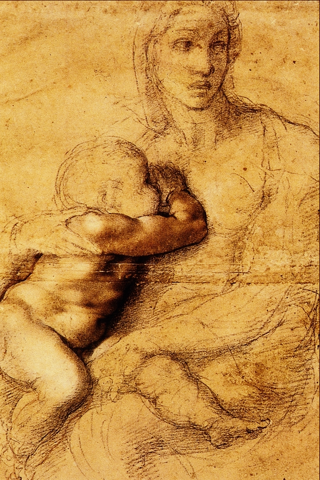 Die Madonna mit Kind von Michelangelo