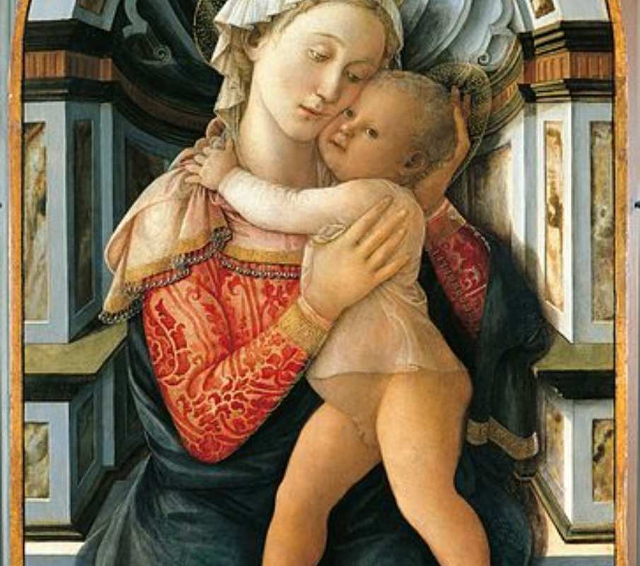 Virgen con el Niño de Filippo Lippi