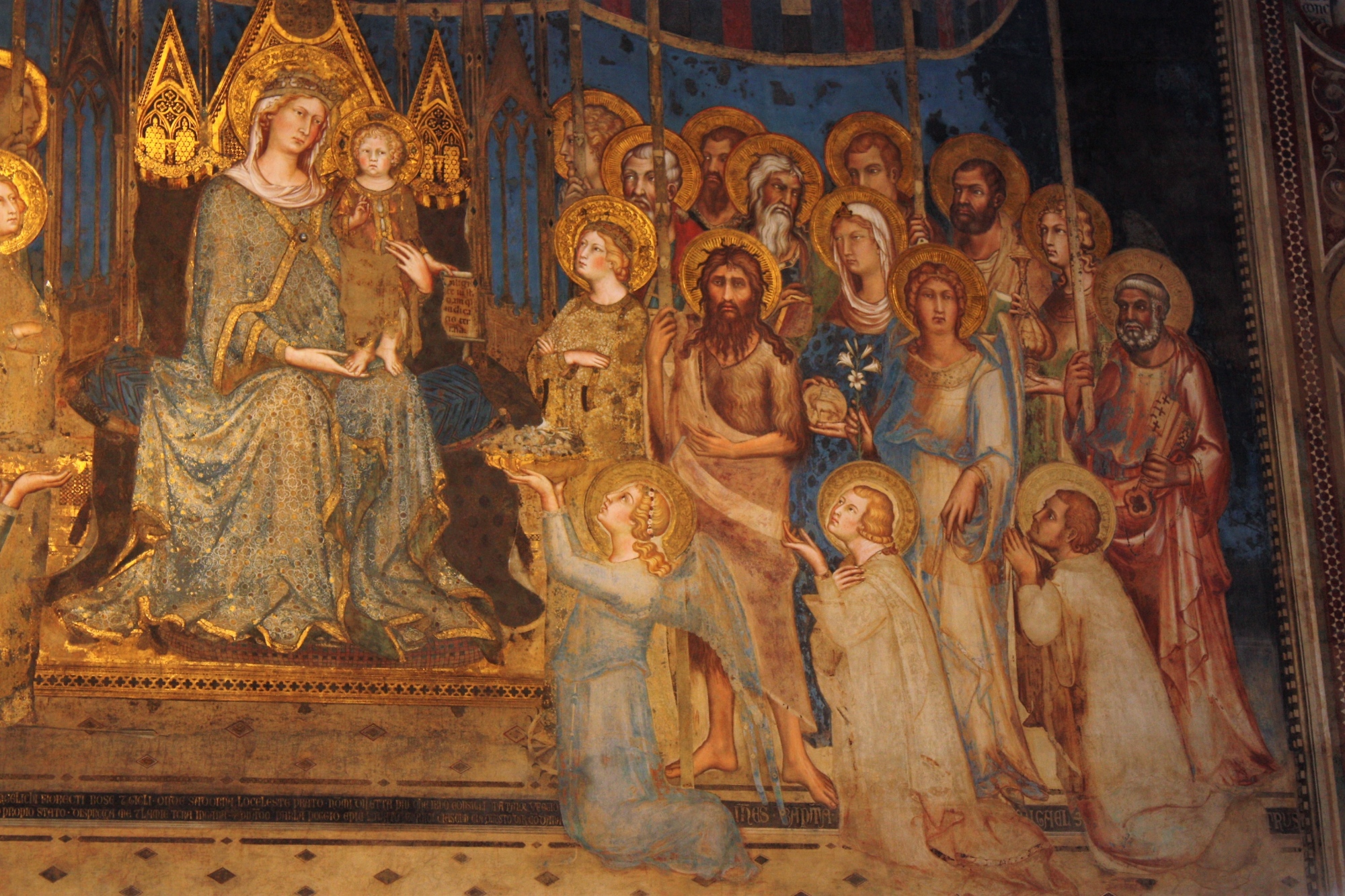 La Vierge en majesté de Simone Martini