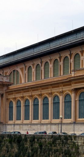 struttura ottocentesca in ferro e vetro