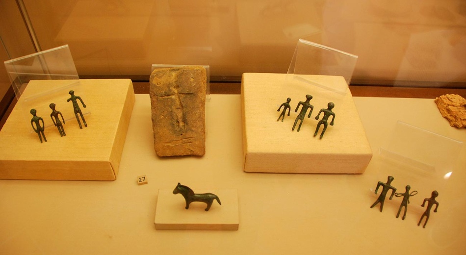 Archäologische Funde im Museum Giuliano Ghelli