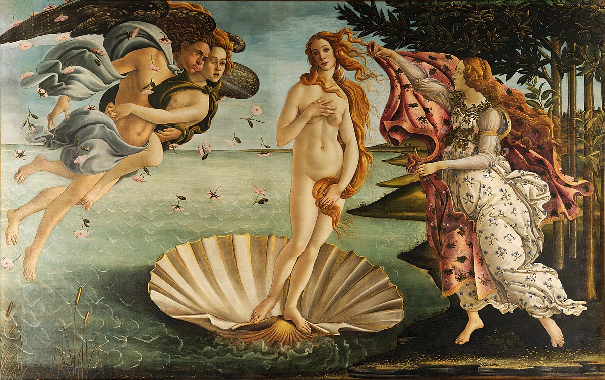Nascita di Venere, Botticelli