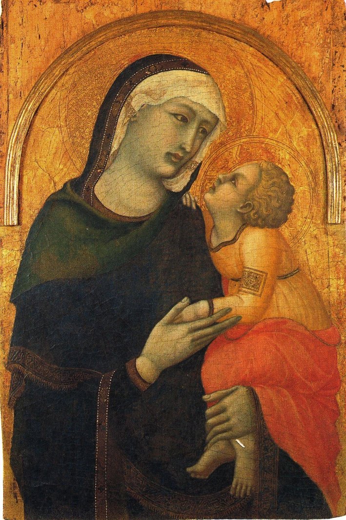 Die Madonna di Monticchiello von Pietro Lorenzetti