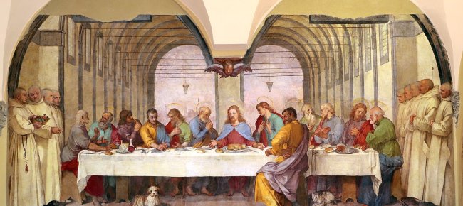 Last Supper by Bernardino Poccetti