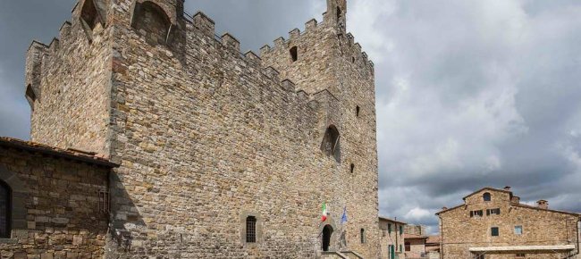Die Burg von Castellina in Chianti