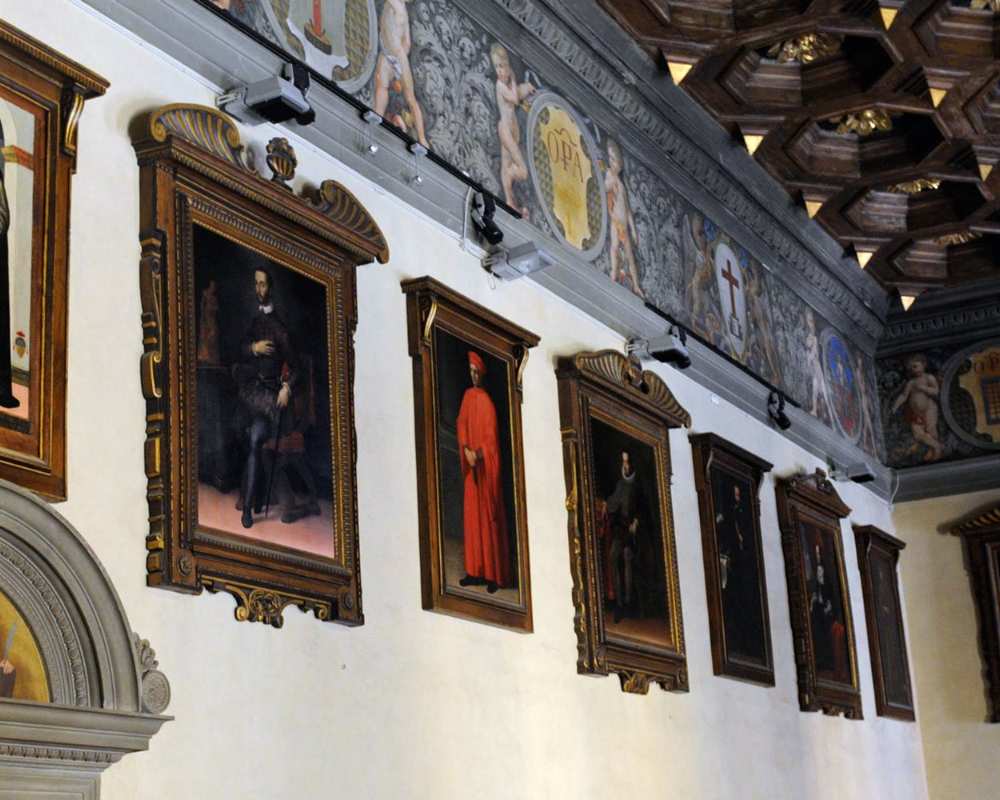 Painting gallery inside Palazzo Comunale