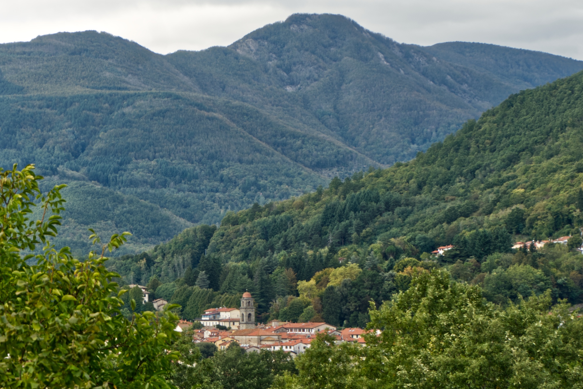 Scenic view on San Marcello Pistoiese