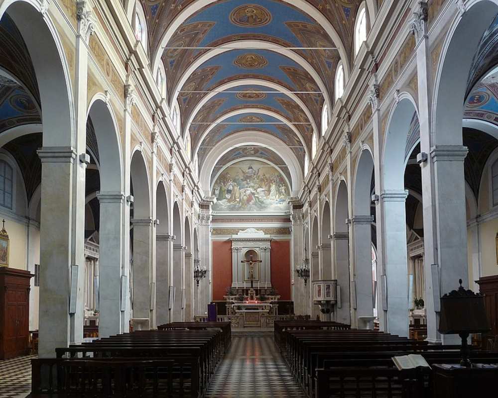 Interior de la Iglesia San Giusto