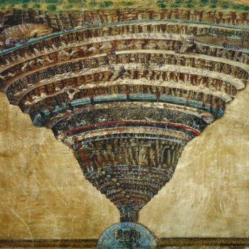 La carte de l'enfer de Botticelli