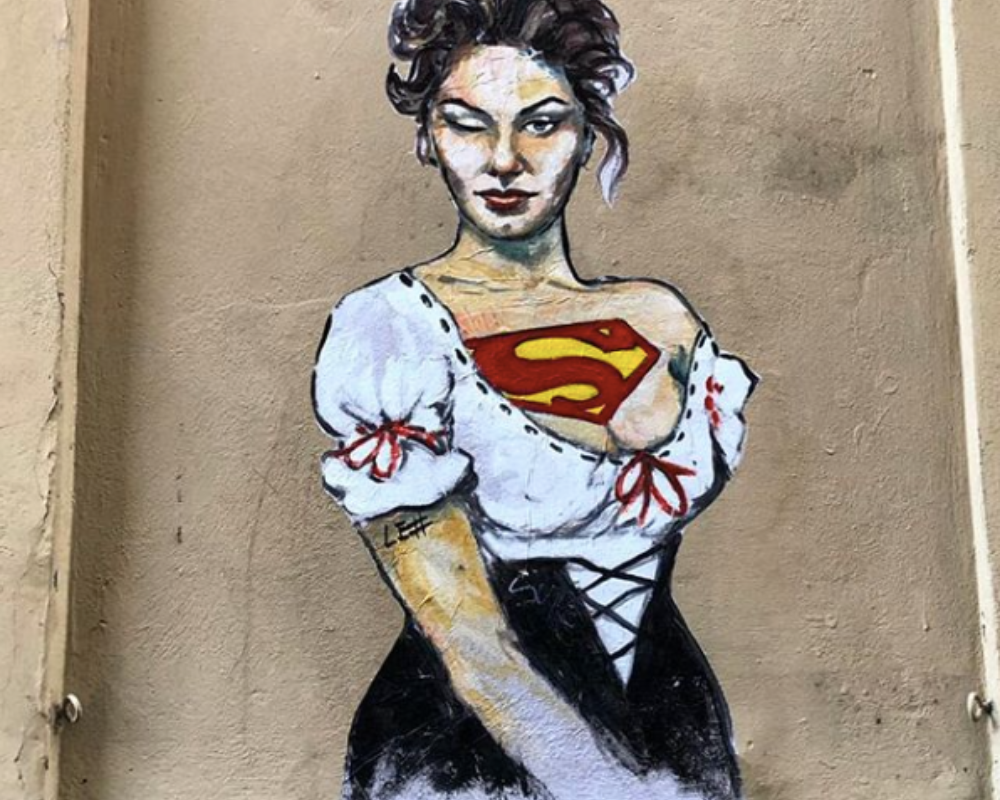 Street art in Florence: Lediesis