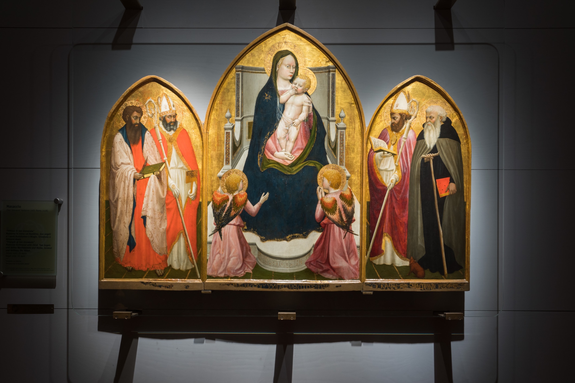 Tríptico de San Giovenale realizado por Masaccio