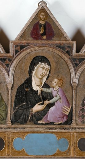 Virgen y el Niño con los Santos, de Ugolino di Nerio