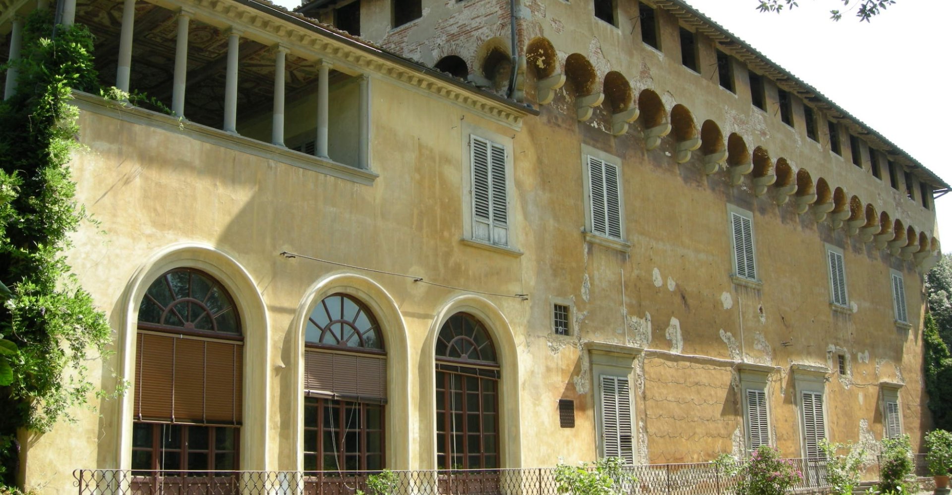 Die Villa Medici von Careggi in Florenz